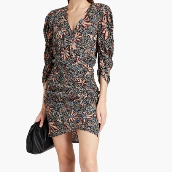 ba&sh Joanna Crepe Mini Dress - Picture 12 of 12
